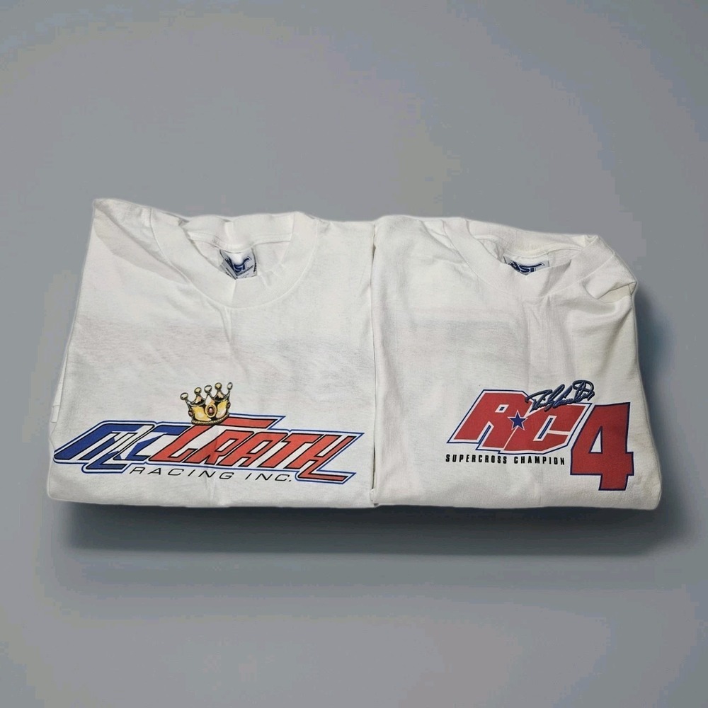 Vintage Racing T-shirts Adult Size Large DST Brand (2)‎